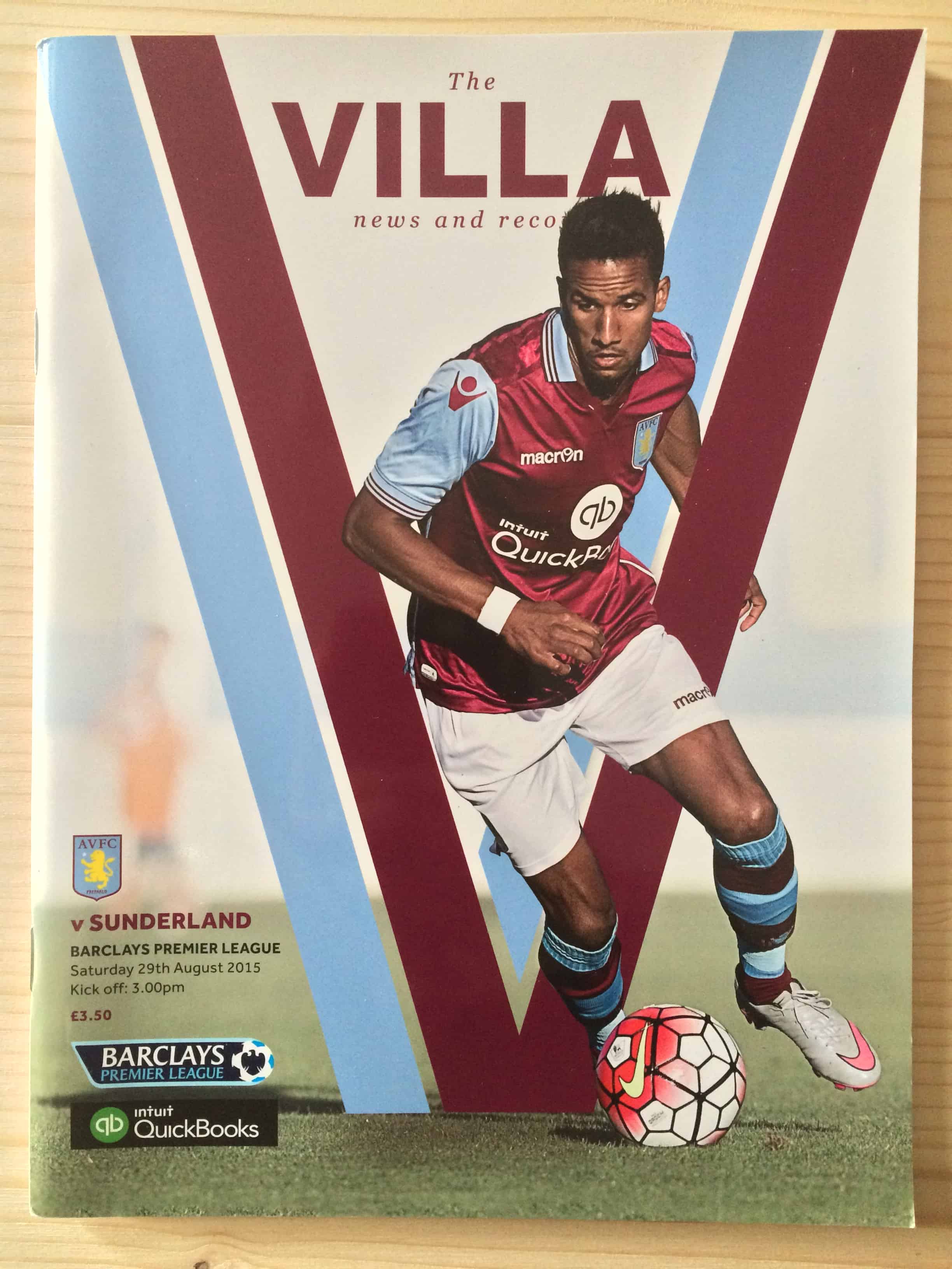 Aston Villa FC v Sunderland FC